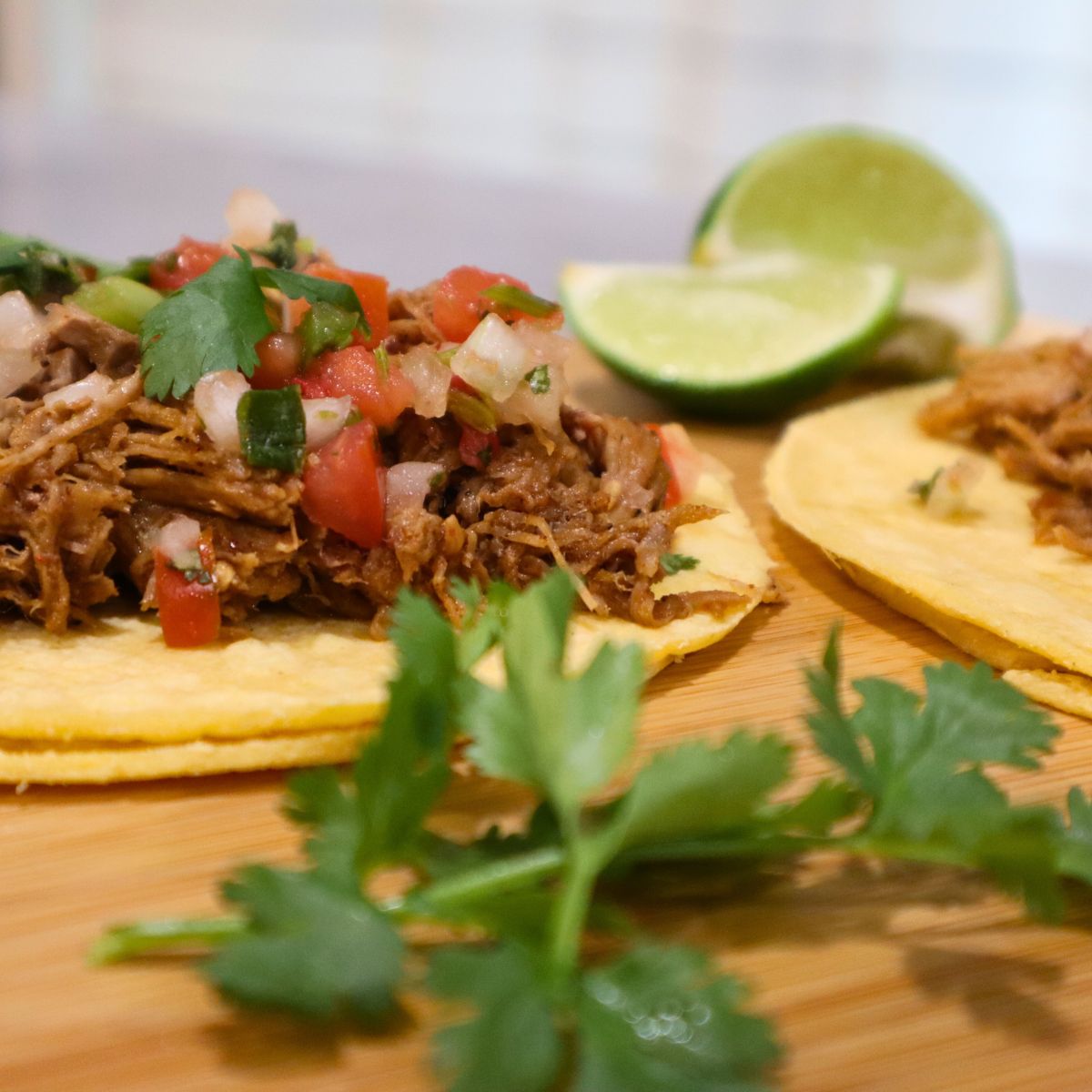 Easy Leftover Pulled Pork Carnitas Tacos Recipe ‣ Felicia Graves